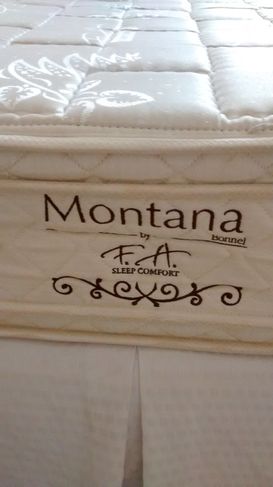 Cama Box Mais Colchão Fa Montana de 0,98cm Queen Solteiro