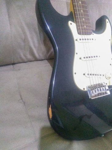 Guitarra Memphis Strato Mg32 Preta