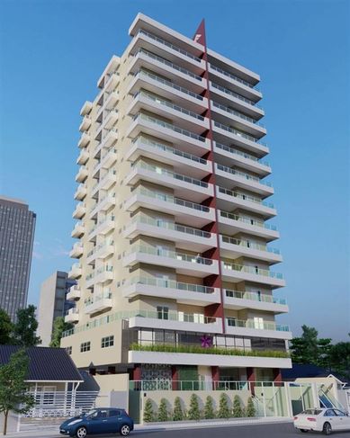 Apartamento com 79.8 m² - Guilhermina - Praia Grande SP