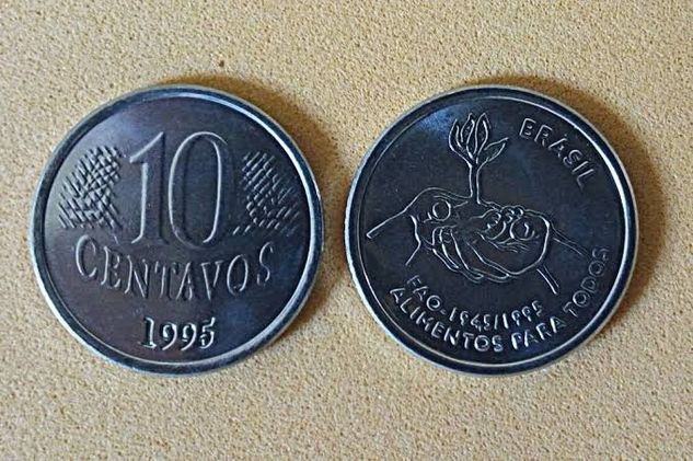 Mendo Moeda Fao 10 Centavos 1995