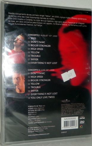 DVD Coldplay - The Early Years