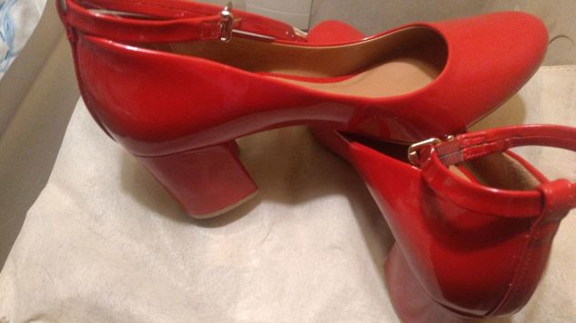 Sapato Alto Vermelho Fúria
