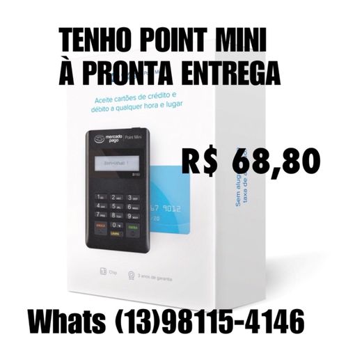Máquina de Cartão Point Mini à Pronta Entrega na Cidade de Santos