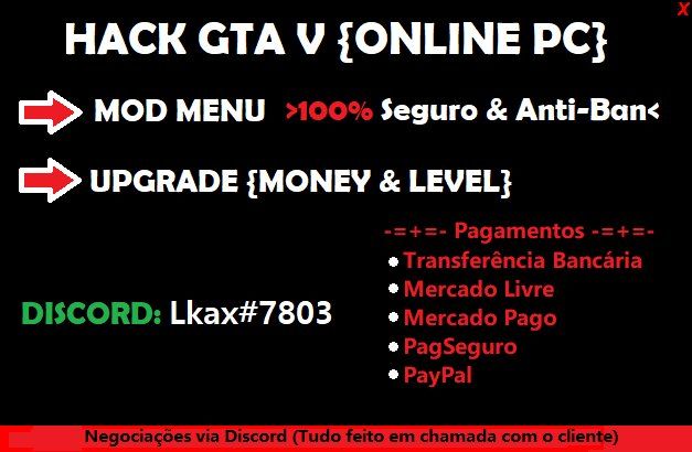 Gta V Online - Hack Mod Menu & Upgrade {money & Level}