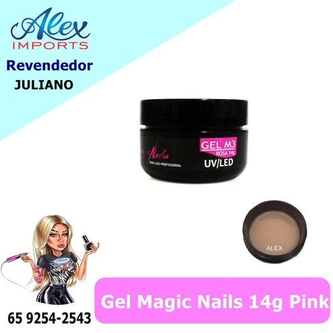 Gel Magic Nails 14g Pink