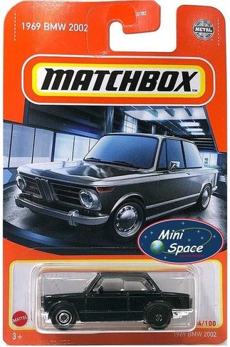 Matchbox 1969 BMW 2002 Cor Preto 1/64
