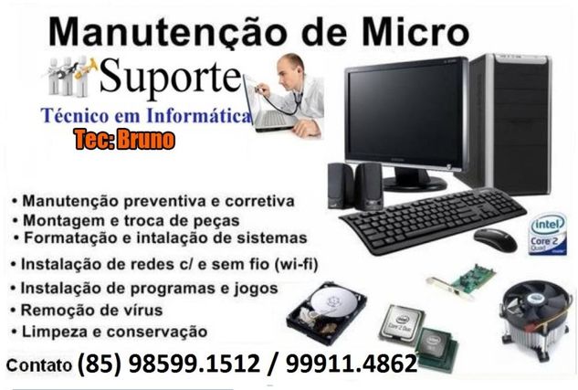 Técnico de Informática em Domicílio Fortaleza