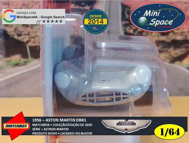 Matchbox 1956 Aston Martin Dbr1 Cor Cinza 1/64