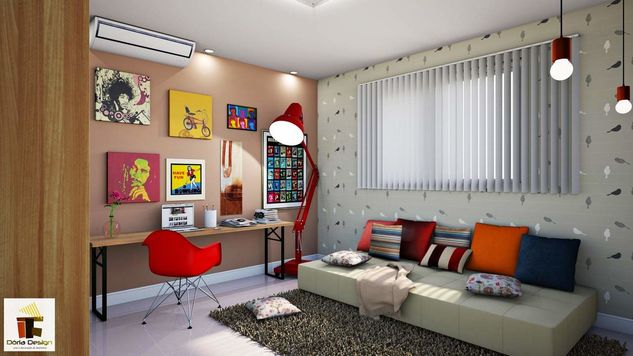 Projetos Decoração de Interiores em Imagens 3d