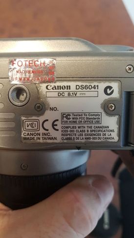 Canon Eos Rebel Ds6041 Câmera Digital Dslr
