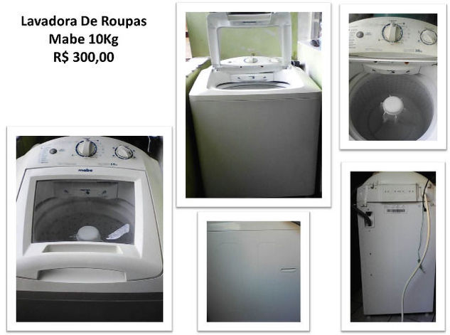 Máquina de Lavar Roupas 10kg Mabe
