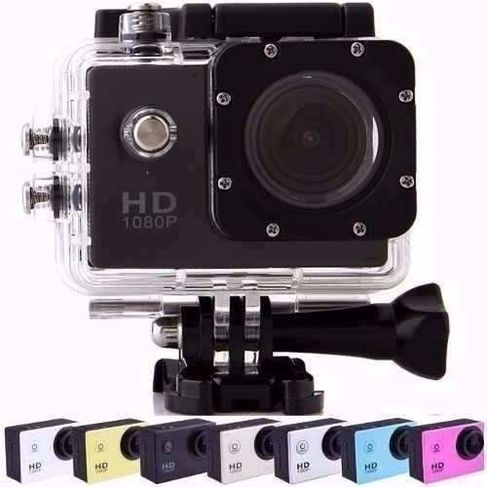Sports Cam Waterproof 30m Câmera Filmadora Digital Hd 1080p