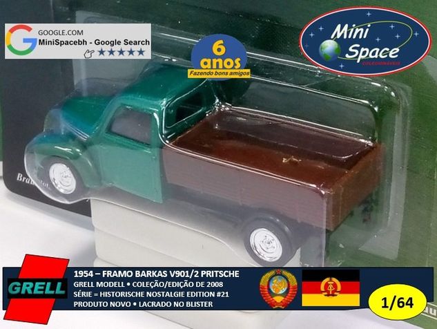 Grell Modell 1954 Framo Barkas V901/2 Pritschenwagen 1/64