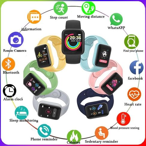 Smartwatch Relógio Inteligente Esportivo Android Monitor de Frequência