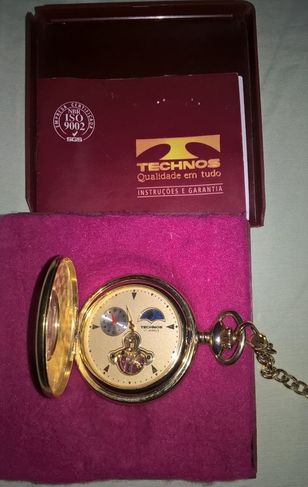 Relógio Technos de Bolso, Modelo 17 Jewels