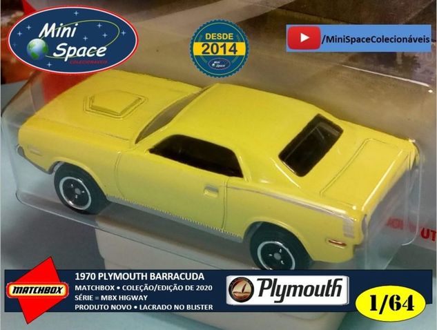 Matchbox 1970 Plymouth Barracuda 1/64
