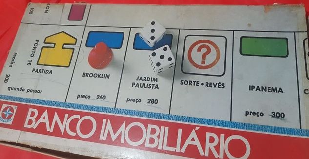 Jogo Banco Imobiliário Clássico Estrela , Usado , Completo