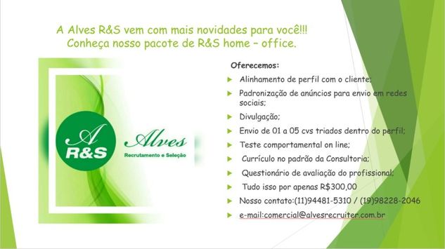 Alves Recruiter Praticidade em R&s On Line