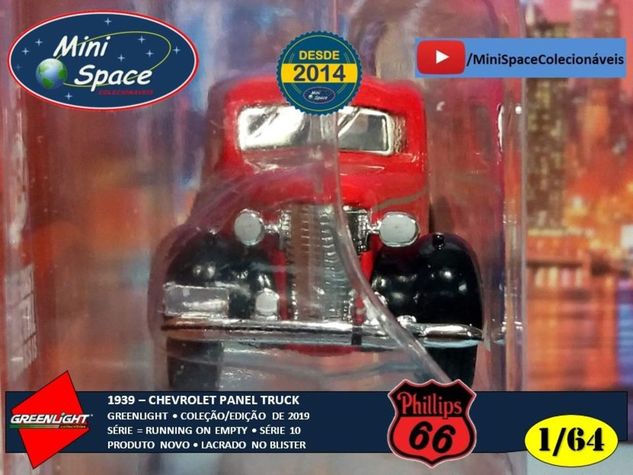 Greenlight 1939 Chevrolet Panel Truck Logo Phillips 1/64