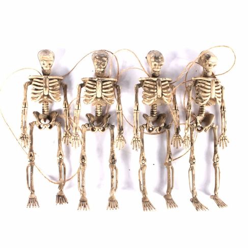 Varal Esqueleto Caveira Halloween