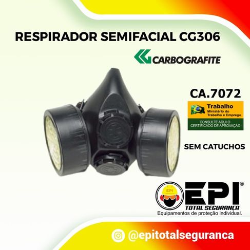 Respirador Semifacial Cg306 Epi Total Segurança Cuiabá MT