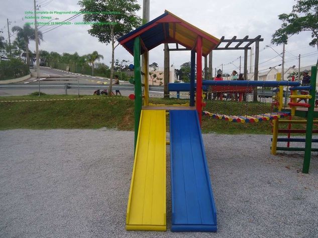 Playground Infantil Aldeota de Madeira Eucalipto Tratado