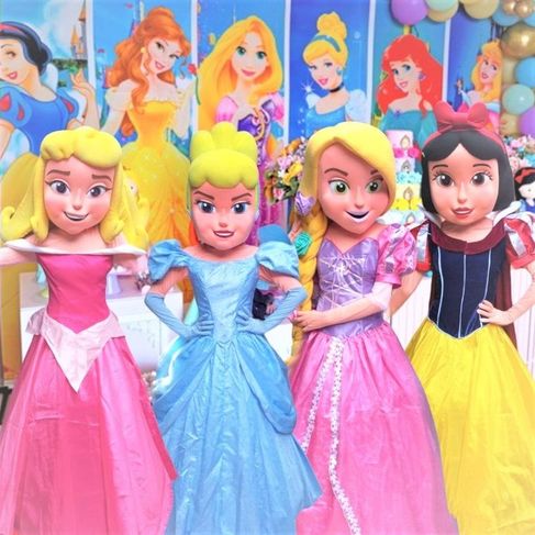 Princesas Cover Personagens Vivos Festa Infantil