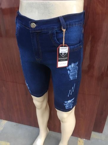 Bermuda Jeans Masculina. com Elastano. Várias Cores. Fabrica Goiânia