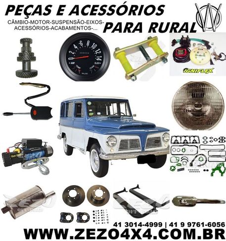 Peças e Acessórios F-75/rural/jeep