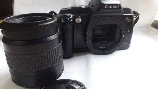 Máquina Fotográfica Canon Eos 5000 - Filme Lente 38 - 76mm