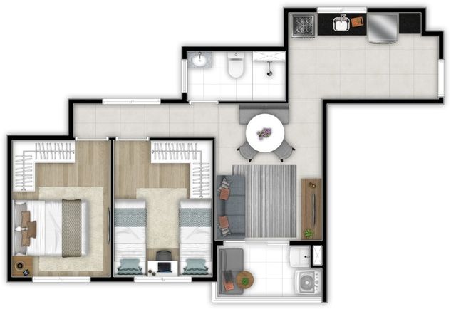 Residencial Safira/ Apartamento na Planta