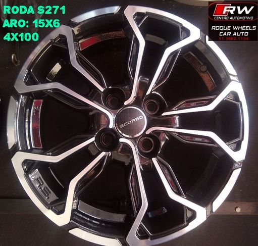 4 Rodas Hyundai Hb20 - 15x6 - 4x100 - S271
