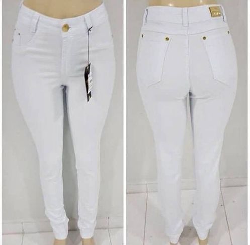 Calça Jeans Branca Fabrica Goiânia