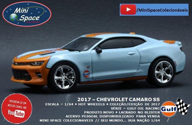 Greenlight 2017 Chevrolet Camaro Ss da Gulf Oil Racing 1/64
