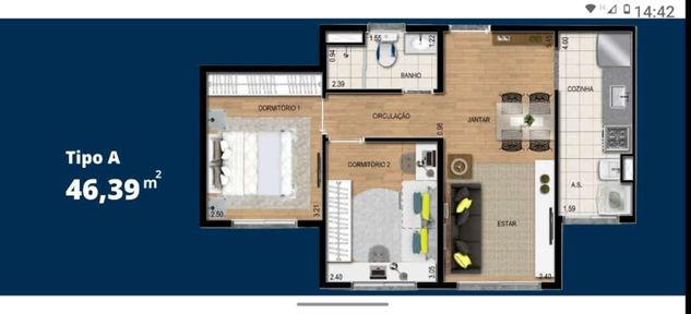 Apartamentos 2 Dormitórios R$ 199,000