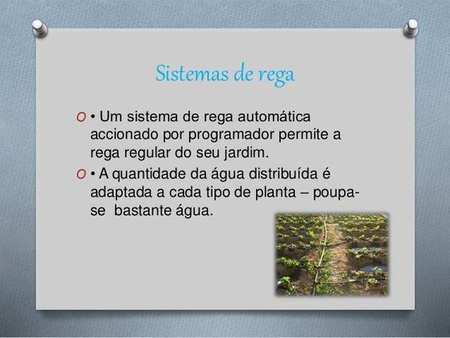 Irrigação / Rega Automática para Jardins, Hortas e Outros