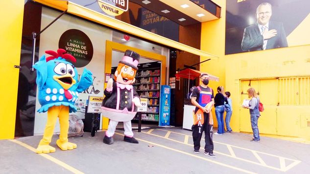 Evento Inauguracao em Lojas com Animador
