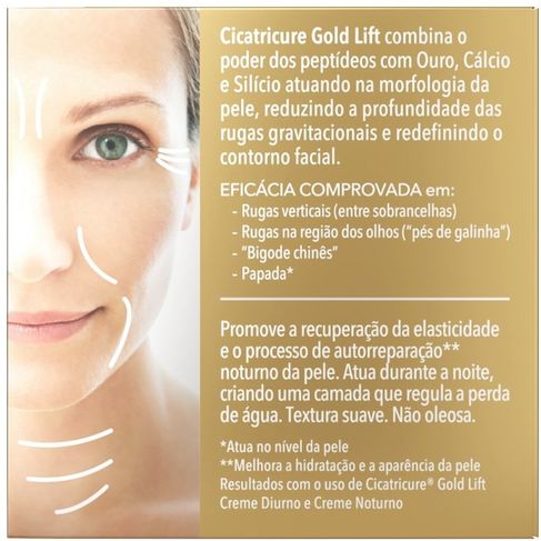 Cicatricure Gold Lift Noturno Creme Facial Antirrugas 50g