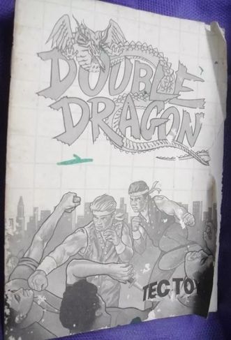 Double Dragon Master System Game Sega Só o Manual Original