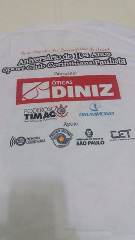 Camiseta 104 Anos Corinthians