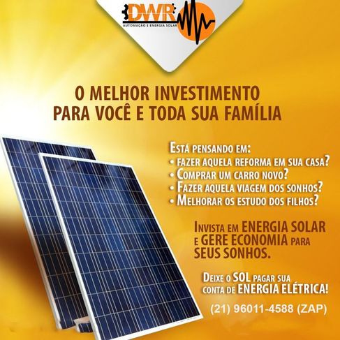 Energia Solar, Empresa de Energia Solar Fotovoltaica no Rio de Janeiro