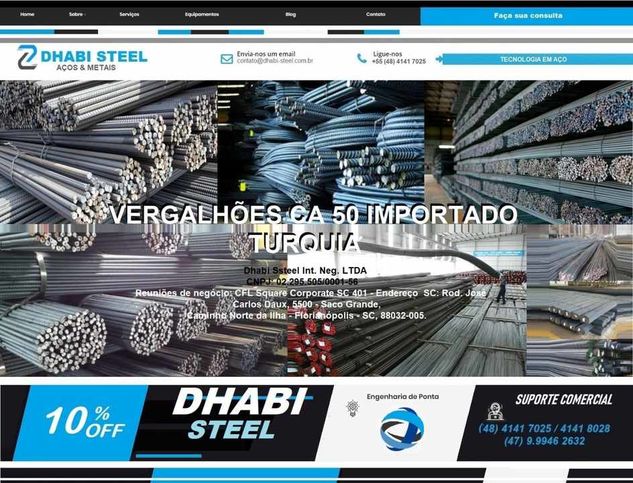 Dhabi Steel Brasil Barras de Aço para Construção Civil