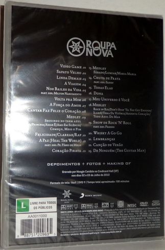 DVD Roupa Nova - 30 Anos ao Vivo