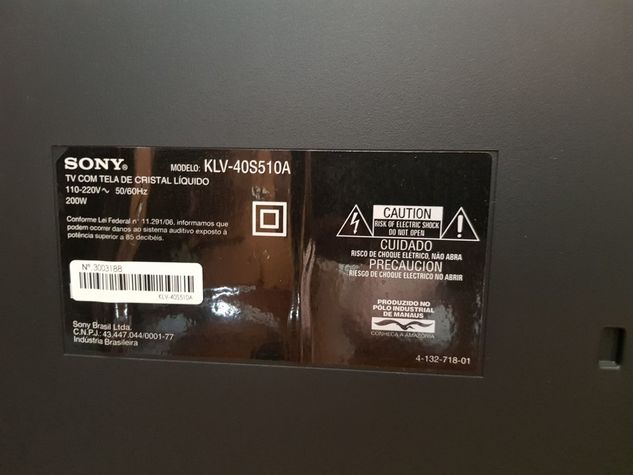 TV Sony Hd 40" Cristal Liquido