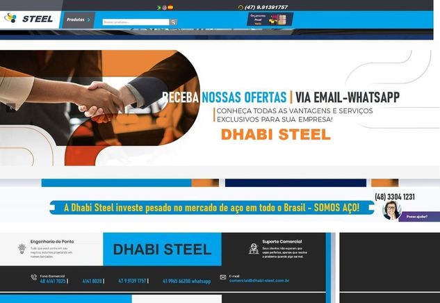 Dhabi Steel Somos Maior no Digital em Negociação Galvalume