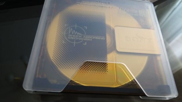 Mini Disk Sony Walkman Premium Gold + Brinde 04 Sony Colours