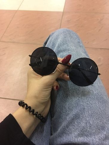 óculos Redondo Hippie com Proteção Uv400
