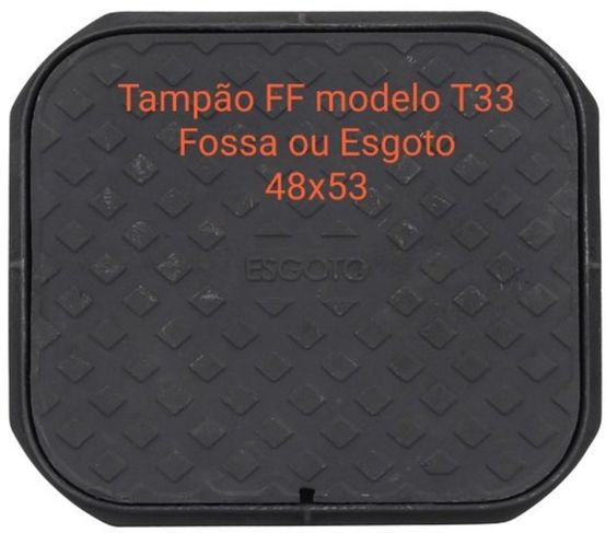 Tampão Ff Modelo T33 Fossa / Esgoto
