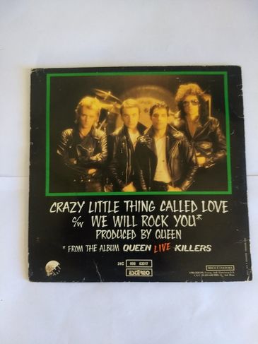 Compacto do Queen Crazy Little Thing Called Love Ano de 1979