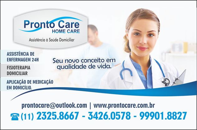 Enfermagem Domiciliar Atendemos Toda São Paulo